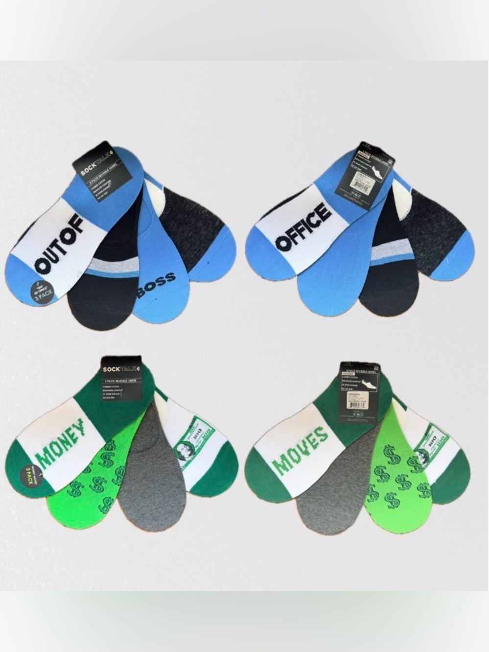 6 pair No Show Socks NEW